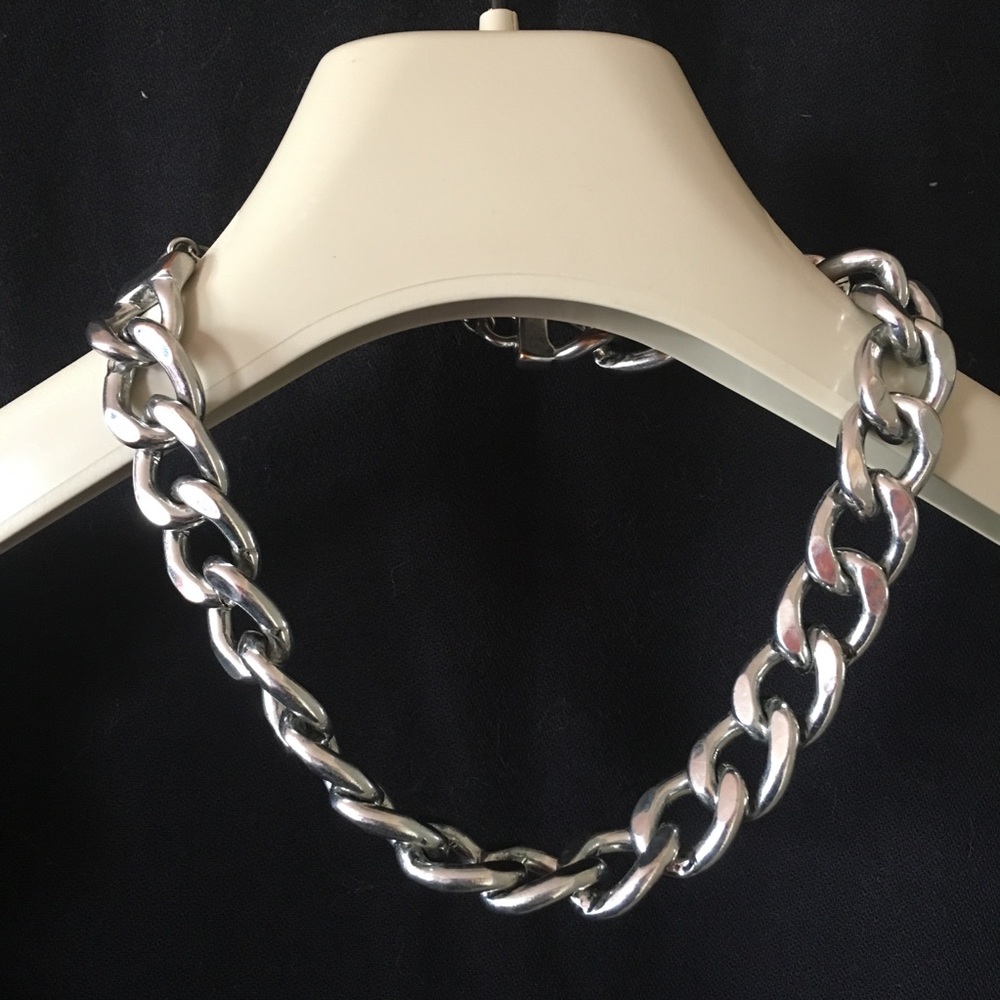 Nordstrom Brand Silver Plated Link Necklace